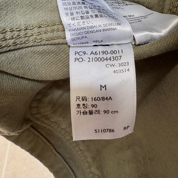 Levi's Khaki Green Utility Jacket for Women - Picture 4 of 5